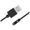 Ładowarka / kabel do ładowania smartwatch 2 PIN 4,0mm czarny przewód