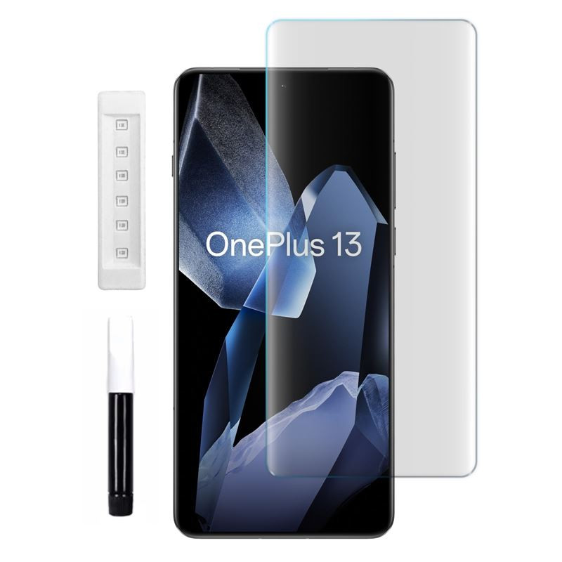 9H SZKŁO hartowane na telefon OnePlus 13 5G CPH2653 UV + lampa