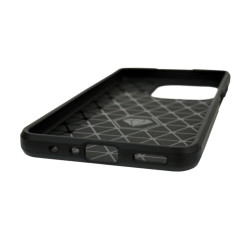 Etui Bumper Carbon LUX na telefon OPPO A5 Pro 4G CPH2711 / A5 Pro 5G CPH2695 czarne