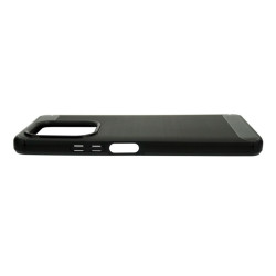 Etui Bumper Carbon LUX na telefon OPPO A5 Pro 4G CPH2711 / A5 Pro 5G CPH2695 czarne