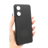 Etui Jelly Case na telefon OPPO Reno 8T 4G CPH2481 czarne MATT
