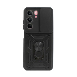 Etui Pancerne CAMSHIELD Ring na telefon Realme C75 4G RMX3941 / 14x 5G RMX3943 czarne