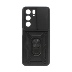 Etui Pancerne CAMSHIELD Ring na telefon Realme C75 4G RMX3941 / 14x 5G RMX3943 czarne