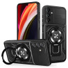 Etui Pancerne MagSafe Ring Camera Protect na telefon Samsung Galaxy A16 4G A165 / 5G A166 czarne