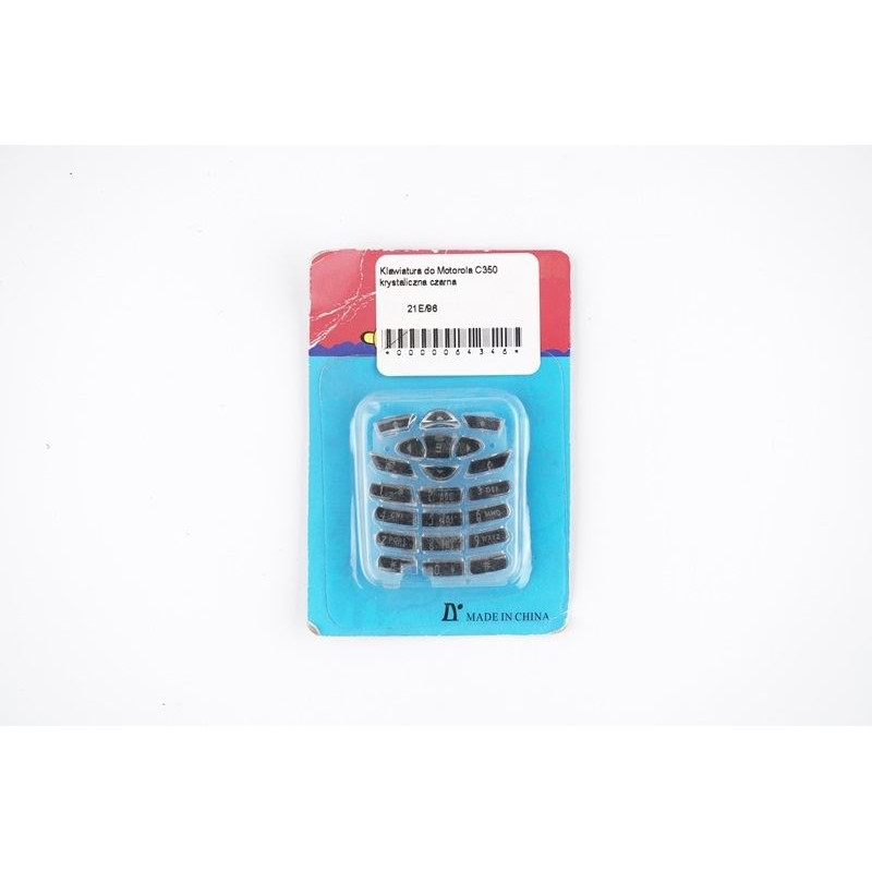 Klawiatura do telefonu motorola c350 krystaliczna czarna