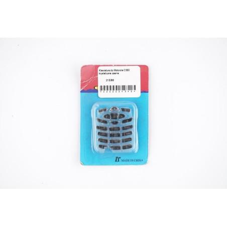 Klawiatura do telefonu motorola c350 krystaliczna czarna