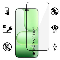 9H SZKŁO hartowane na telefon Honor 600 Lite 5G LNA-NX1 FULL 5D