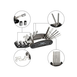 Zestaw kluczy rowerowych 16w1 - kompaktowy multitool