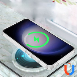 Etui MagSafe ACRYLIC na telefon Samsung Galaxy S24 FE 5G S721 bezbarwne