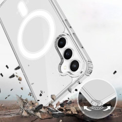 Etui MagSafe ACRYLIC na telefon Samsung Galaxy S24 FE 5G S721 bezbarwne