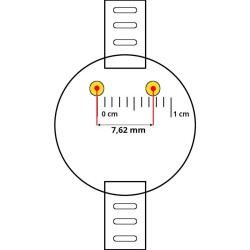 Ładowarka / kabel do ładowania smartwatch 2 PIN 2,8mm czarny przewód