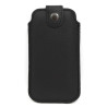 Etui Kieszonka ECO 10 na telefon Apple iPhone 5 5S SE / myPhone Halo 3 LTE / Maxcom MM142 MM428 czarne z zapięciem