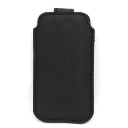 Etui Kieszonka ECO 10 na telefon Apple iPhone 5 5S SE / myPhone Halo 3 LTE / Maxcom MM142 MM428 czarne z zapięciem
