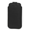 Etui Kieszonka ECO 10 na telefon Apple iPhone 5 5S SE / myPhone Halo 3 LTE / Maxcom MM142 MM428 czarne z zapięciem