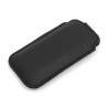 Etui Kieszonka ECO 10 na telefon Apple iPhone 5 5S SE / myPhone Halo 3 LTE / Maxcom MM142 MM428 czarne z zapięciem