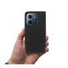 Etui Smart Magnet na telefon OPPO A5x 4G CPH2725 / A5x 5G CPH2733 czarne