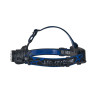 Latarka czołowa LED UV szperacz do szukania bursztyn turystyczna 405nm USB + 2 akumulatory czarna