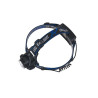 Latarka czołowa LED UV szperacz do szukania bursztyn turystyczna 405nm USB + 2 akumulatory czarna