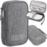 Organizer na kable saszetka podróżna etui torba do akcesoriów elektronicznych 19x13cm