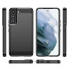 Etui Bumper Carbon Lux na telefon Samsung Galaxy S22 S901 czarne