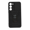 Etui Pancerne CAMSHIELD Ring na telefon Samsung Galaxy S23 S911 czarne
