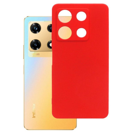 Etui Silicon Case na telefon Infinix NOTE 30 Pro 4G LTE X678B czerwone MATT