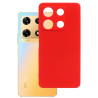 Etui Silicon Case na telefon Infinix NOTE 30 Pro 4G LTE X678B czerwone MATT