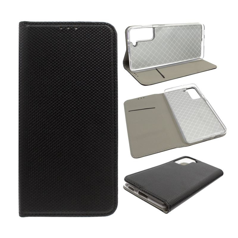 Etui Smart Magnet na telefon Samsung Galaxy S21+ 5G G996 czarne