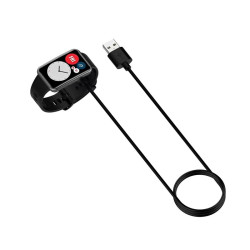 Kabel do ładowania do smartband Huawei Band 6 7 8 9 / Watch Fit 1 2 3 czarny przewód 1m