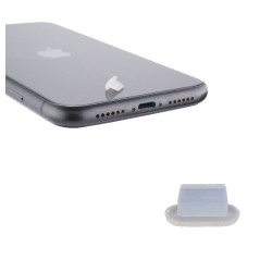Zatyczka / zaślepka przeciw kurzowi do gniazda ładowania Lightning do iPhone / iPad / AirPods / iPod biała