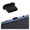 Zatyczka / zaślepka przeciw kurzowi do gniazda ładowania USB Typ C Type-C USBC USB-C czarna
