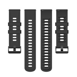 Pasek Silikonowy / Opaska do smartwatch Xiaomi Watch S1 / S1 Active / S1 Pro / Sport / Color / Mi Watch czarny