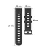 Pasek Silikonowy / Opaska do smartwatch Xiaomi Watch S1 / S1 Active / S1 Pro / Sport / Color / Mi Watch czarny