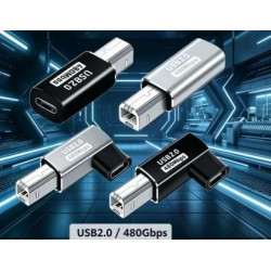 Adapter TYP C / USB B do drukarki faksu skanera