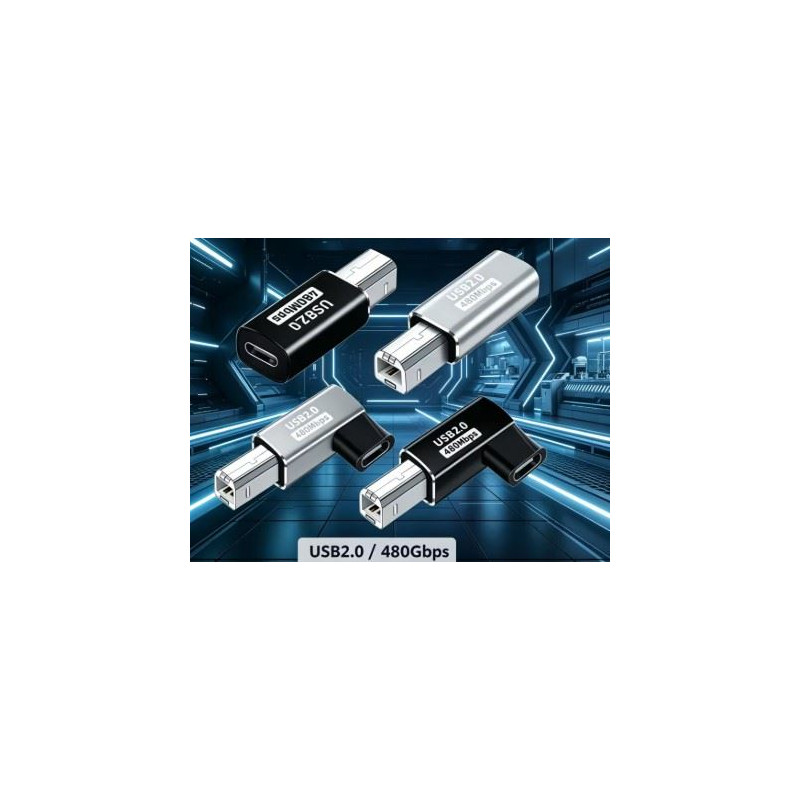 Adapter TYP C / USB B do drukarki faksu skanera