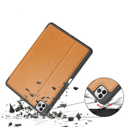 ETUI LEATHER CASE PEN na tablet Apple iPad Air 11 8 gen M4 2026 / 7 gen M3 2025 / 6 gen M2 2024 / 5 gen 2022 / 4 gen 2020 brązow