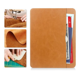 ETUI LEATHER CASE PEN na tablet Apple iPad Air 11 8 gen M4 2026 / 7 gen M3 2025 / 6 gen M2 2024 / 5 gen 2022 / 4 gen 2020 brązow