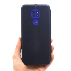 Etui BOOK Elegance na telefon motorola moto g9 / g9 play / e7+ granatowe