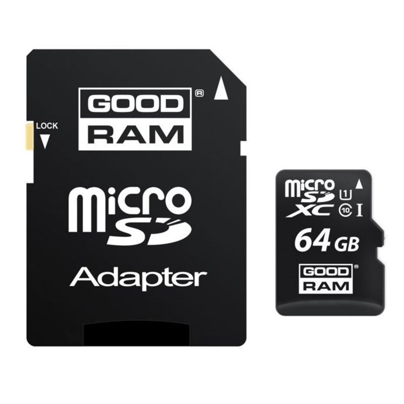 Karta pamięci microSD 64GB 64 GB GOODRAM + adapter SD Class 10
