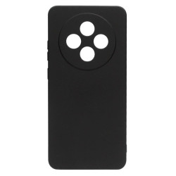 Etui Silicon Case na telefon OPPO Reno 12F 5G / 12FS 5G CPH2637 czarne MATT