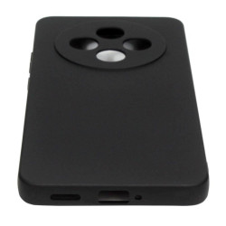 Etui Silicon Case na telefon OPPO Reno 12F 5G / 12FS 5G CPH2637 czarne MATT