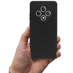 Etui Silicon Case na telefon OPPO Reno 12F 5G / 12FS 5G CPH2637 czarne MATT