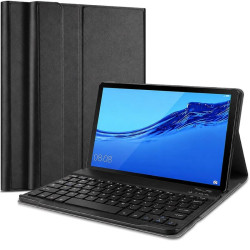 Etui z klawiaturą BT na tablet Huawei MediaPad T5 10 cali AGS2-W09 AGS2-L03 czarne