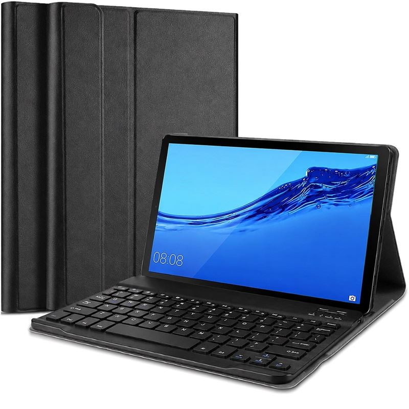 Etui z klawiaturą BT na tablet Huawei MediaPad T5 10 cali AGS2-W09 AGS2-L03 czarne