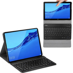 Etui z klawiaturą BT na tablet Huawei MediaPad T5 10 cali AGS2-W09 AGS2-L03 czarne