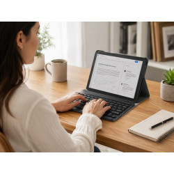 Etui z klawiaturą BT na tablet Huawei MediaPad T5 10 cali AGS2-W09 AGS2-L03 czarne