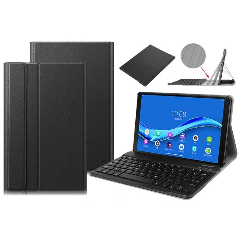 Etui z klawiaturą bluetooth na tablet Lenovo TAB M10+ 10.3 TB-X606 / Tab K10 ZA8R0033PL ZA8R0016PL czarne