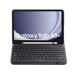 Etui z klawiaturą bluetooth na tablet Samsung Galaxy Tab A11+ / A9+ 11" cali czarne