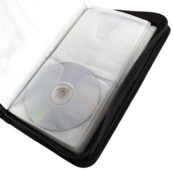 ETUI POKROWIEC FUTERAŁ NA PŁYTY 80 szt PŁYT CD / DVD / Blu-ray czarne