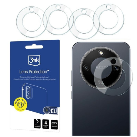 3mk FlexibleGlass Szkło hybrydowe na telefon Honor Magic 8 Lite 5G MTN-NX1M / X70 5G MTN-AN00 / X9d 5G MTN-NX1 camera lens
